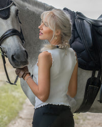Crinkle Top - creme