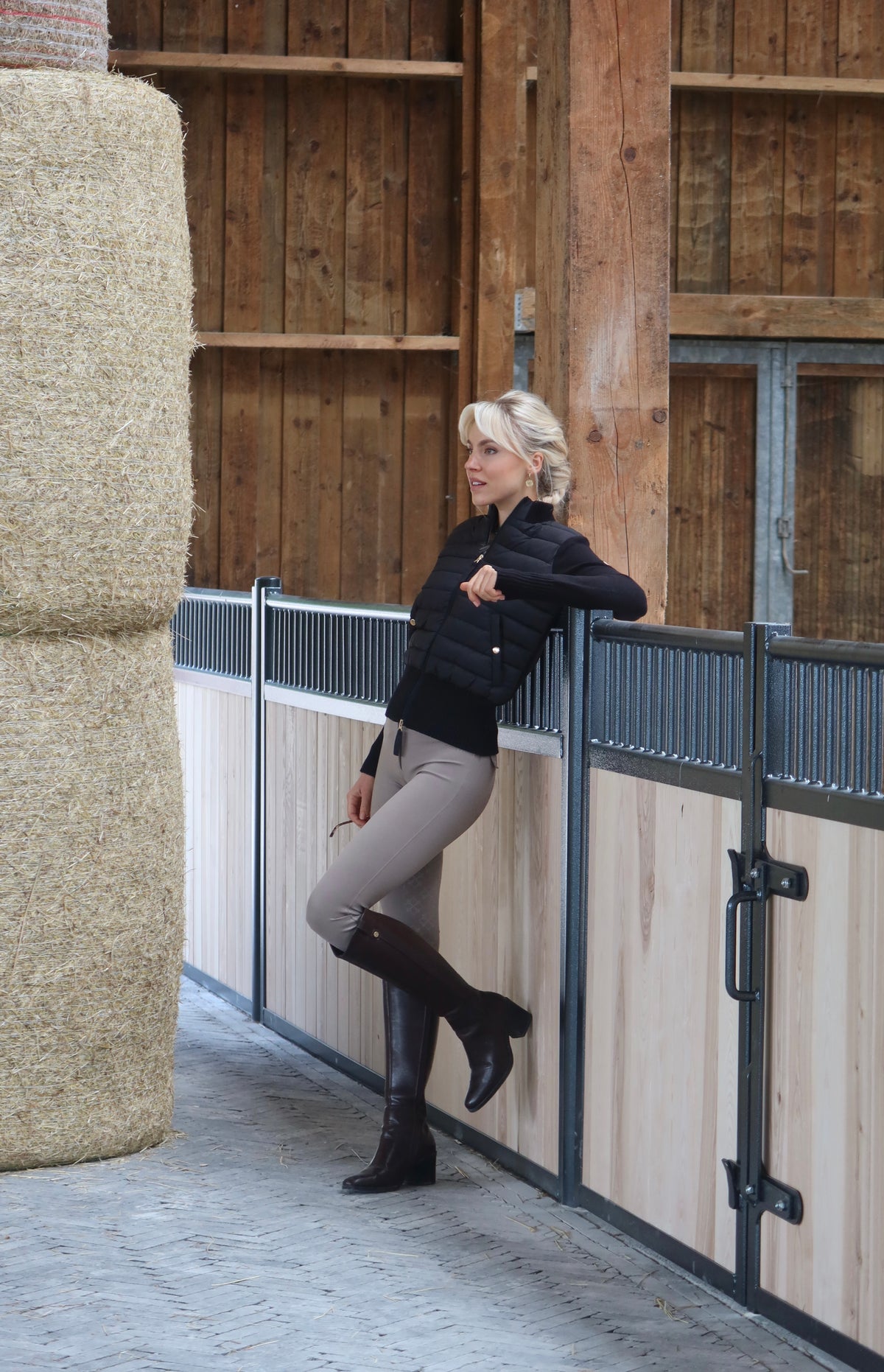 Steppjacke - black