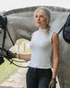 Crinkle Top - creme