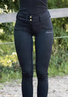 Reithose Rüsche - black